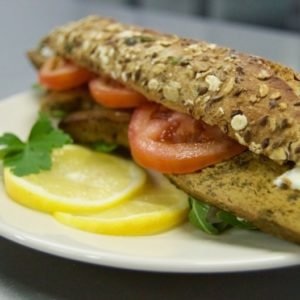 riquisimo bocadillo bocata de seitán a domicilio Coruña