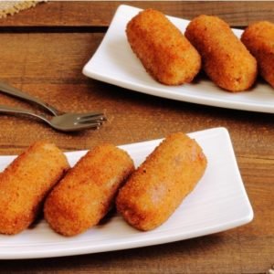 Croquetas de Shiitake a la nuez moscada