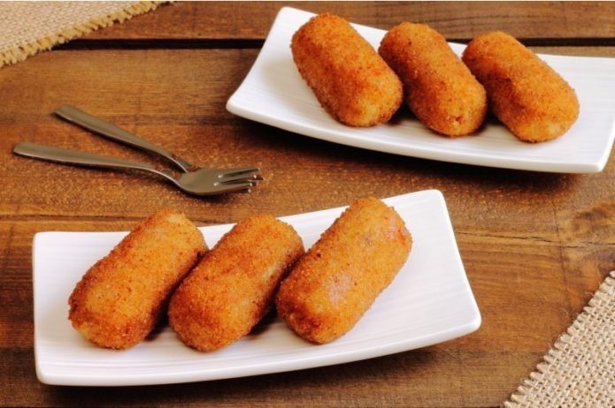 Croquetas de Shiitake a la nuez moscada