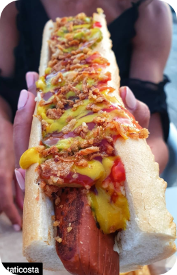 La superestrella del Foos Truck vegano: el Hot Dog Moving Mountains